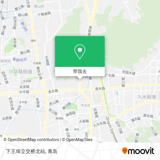 下王埠立交桥北站地图