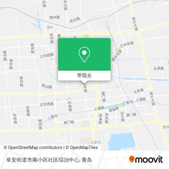 阜安街道市南小区社区综治中心地图