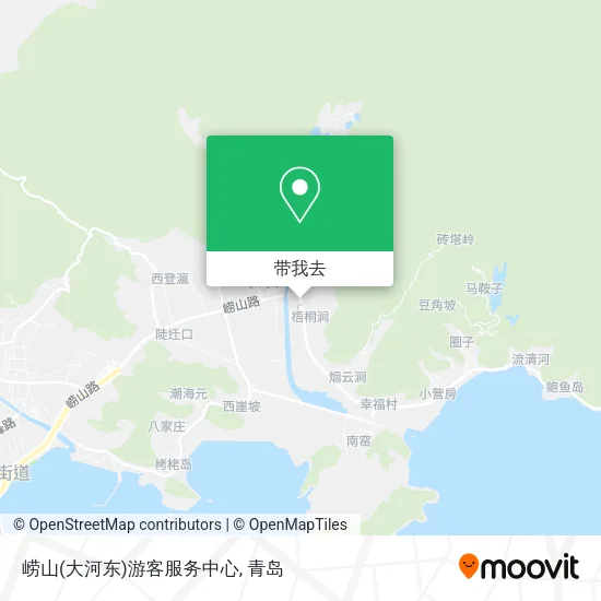 崂山(大河东)游客服务中心地图