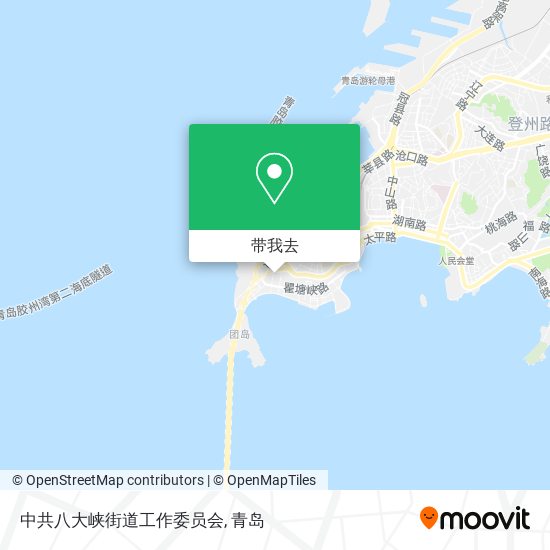 中共八大峡街道工作委员会地图