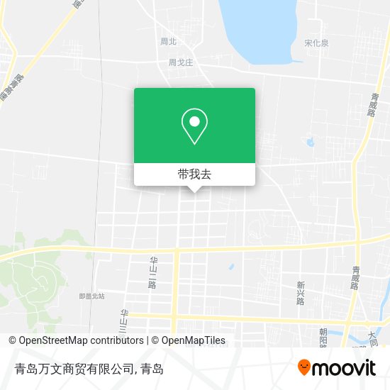 青岛万文商贸有限公司地图