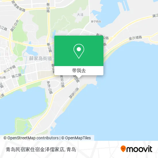 青岛民宿家住宿金泽儒家店地图