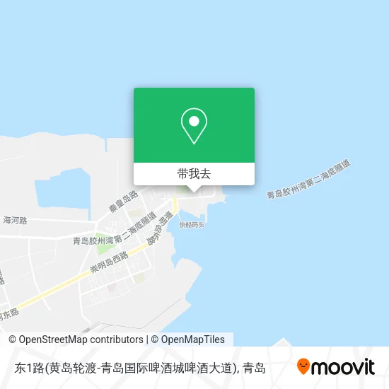 东1路(黄岛轮渡-青岛国际啤酒城啤酒大道)地图