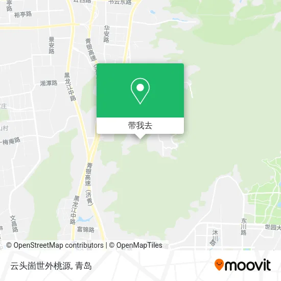 云头崮世外桃源地图