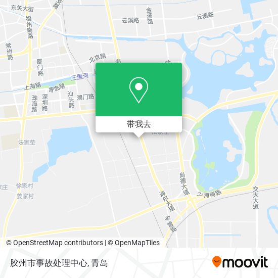胶州市事故处理中心地图