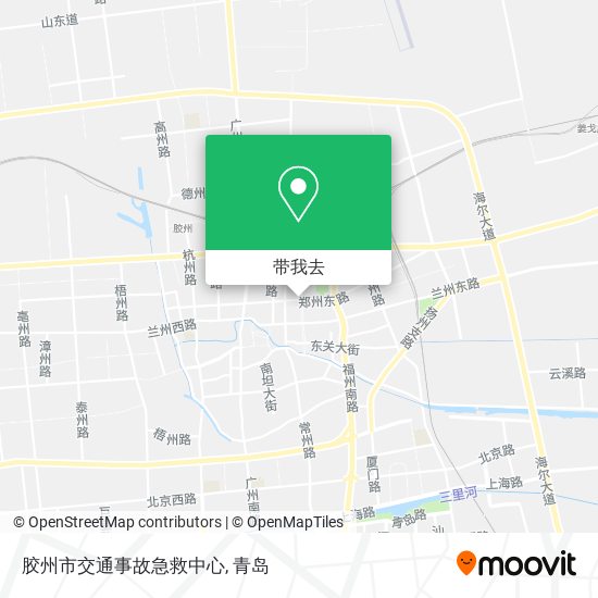 胶州市交通事故急救中心地图