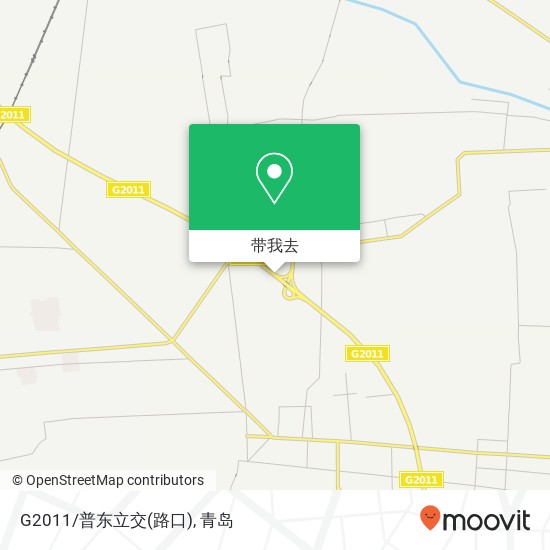 G2011/普东立交(路口)地图