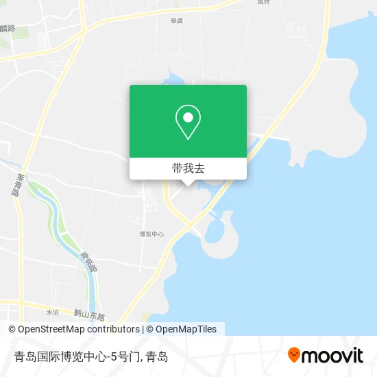 青岛国际博览中心-5号门地图