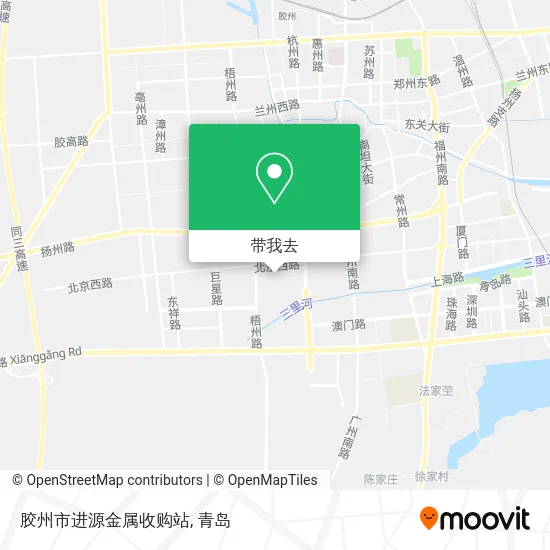 胶州市进源金属收购站地图