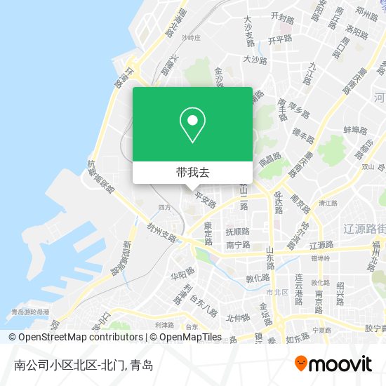 南公司小区北区-北门地图