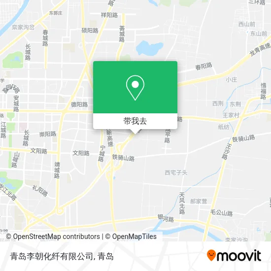 青岛李朝化纤有限公司地图