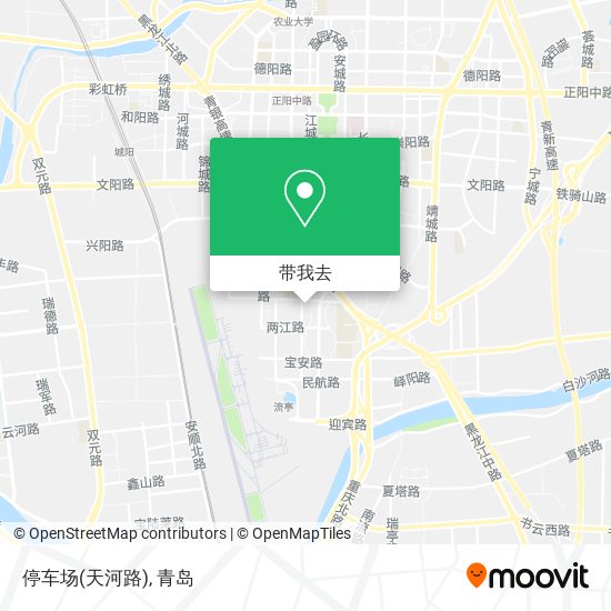 停车场(天河路)地图