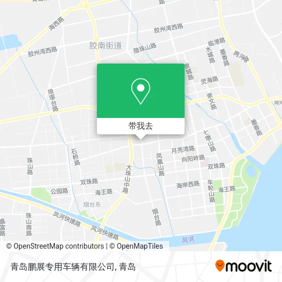 青岛鹏展专用车辆有限公司地图