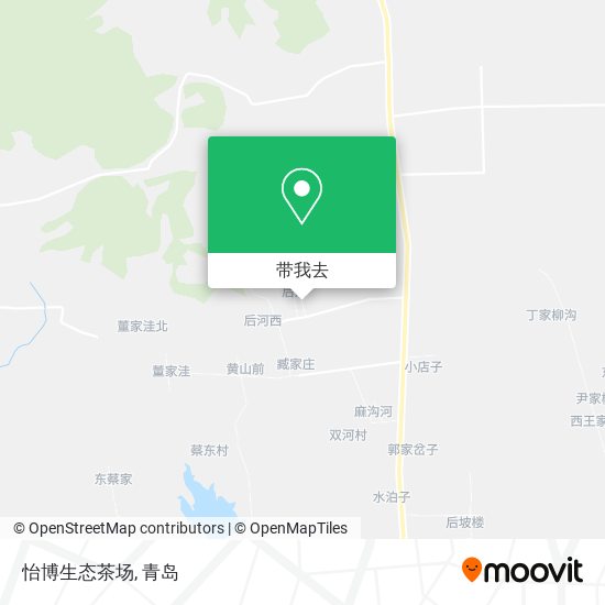 怡博生态茶场地图