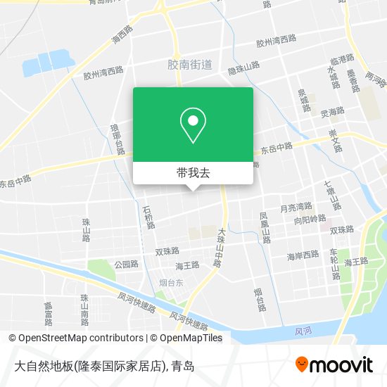 大自然地板(隆泰国际家居店)地图