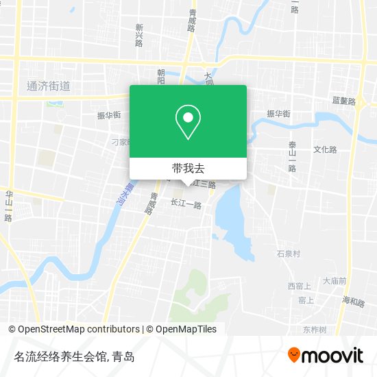 名流经络养生会馆地图