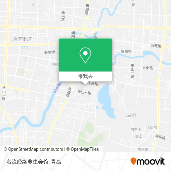 名流经络养生会馆地图