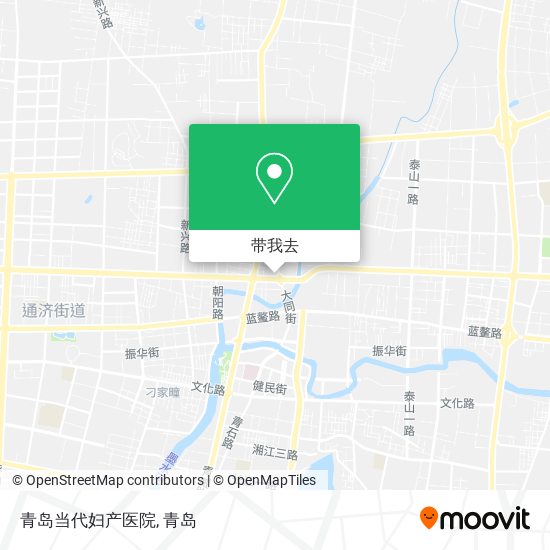 青岛当代妇产医院地图