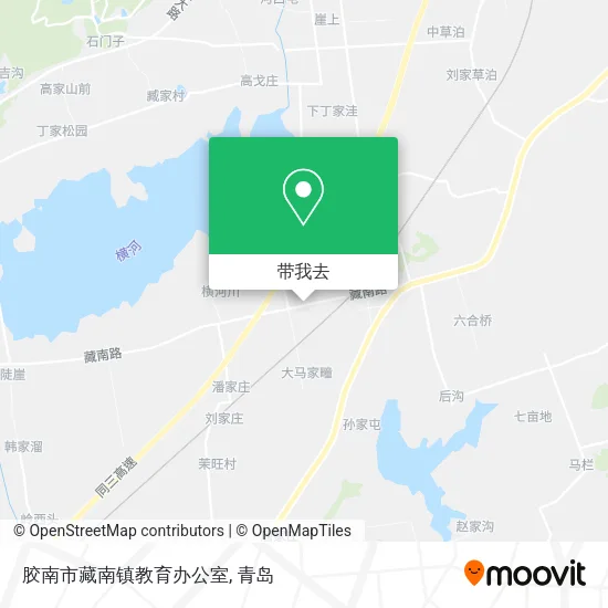 胶南市藏南镇教育办公室地图