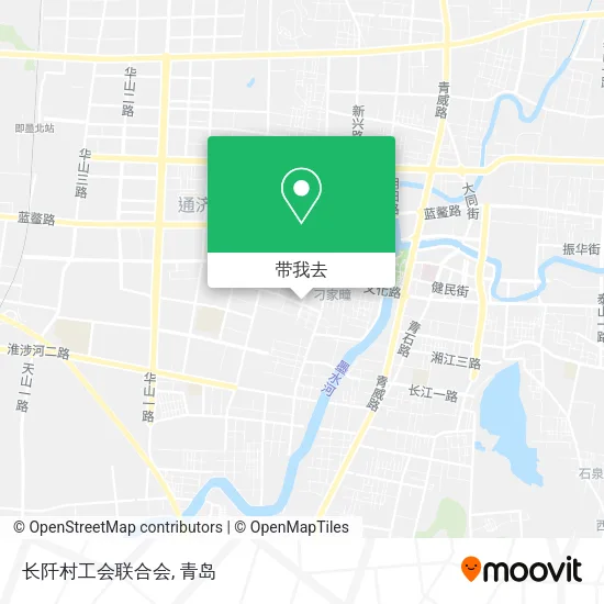 长阡村工会联合会地图