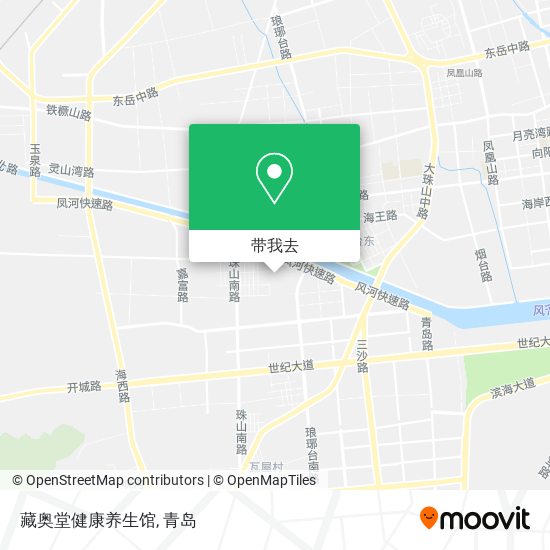 藏奥堂健康养生馆地图