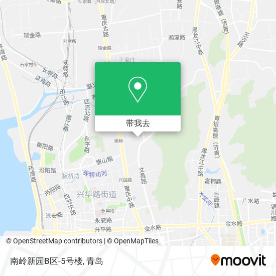 南岭新园B区-5号楼地图