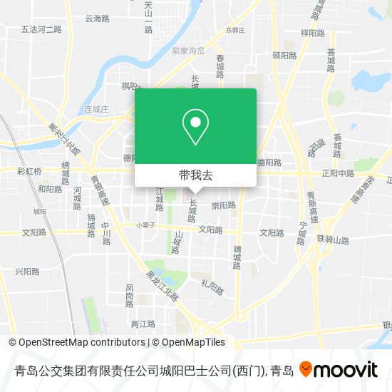 青岛公交集团有限责任公司城阳巴士公司(西门)地图