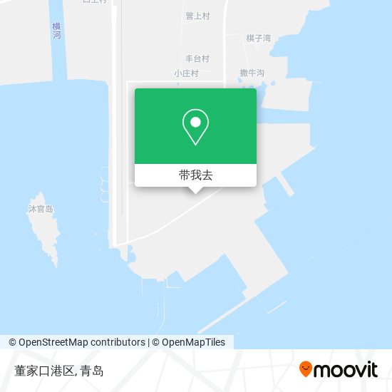 董家口港区地图