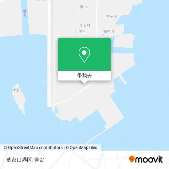 董家口港区地图