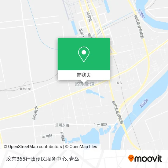 胶东365行政便民服务中心地图