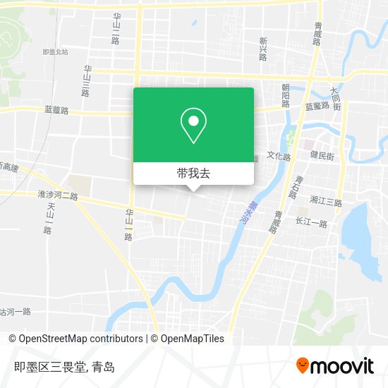 即墨区三畏堂地图
