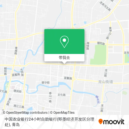 中国农业银行24小时自助银行(即墨经济开发区分理处)地图