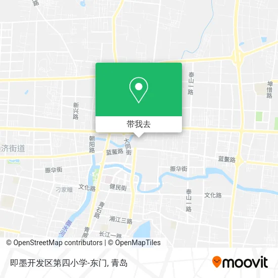 即墨开发区第四小学-东门地图