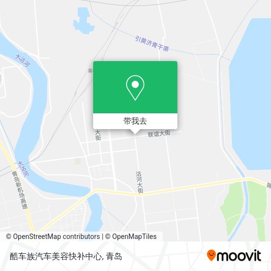 酷车族汽车美容快补中心地图