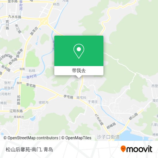 松山后馨苑-南门地图