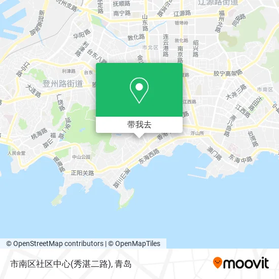 市南区社区中心(秀湛二路)地图