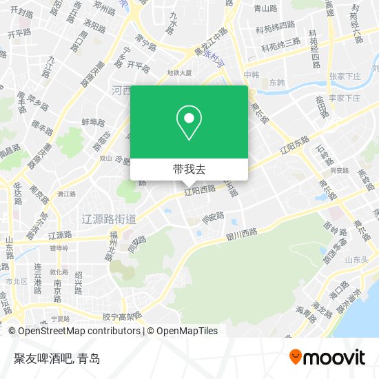 聚友啤酒吧地图
