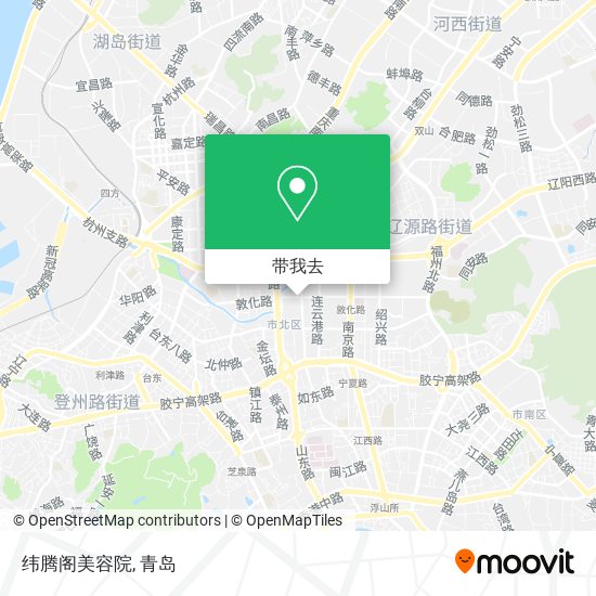 纬腾阁美容院地图
