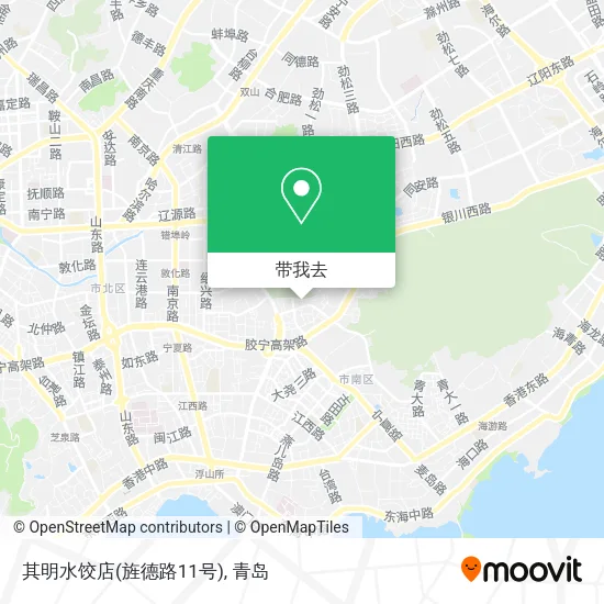 其明水饺店(旌德路11号)地图