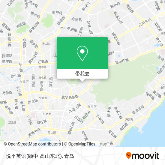 悦平英语(颐中·高山东北)地图