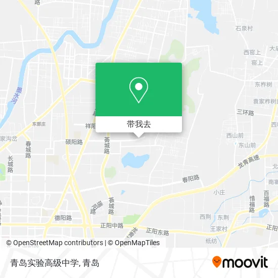 青岛实验高级中学地图