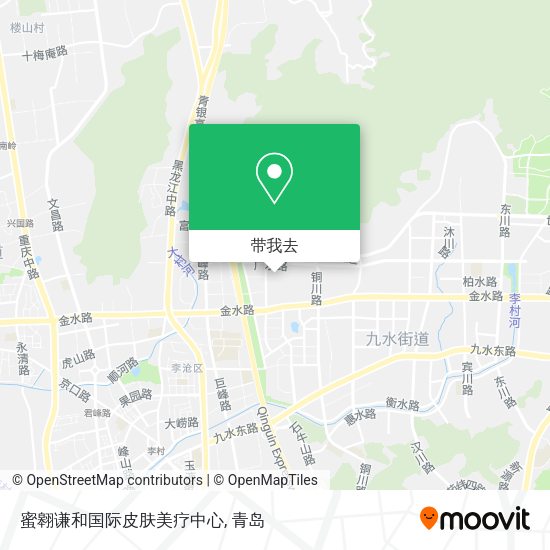 蜜翱谦和国际皮肤美疗中心地图
