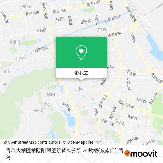 青岛大学医学院附属医院黄岛分院-科教楼(东南门)地图
