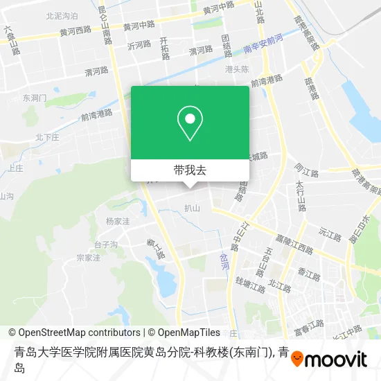青岛大学医学院附属医院黄岛分院-科教楼(东南门)地图