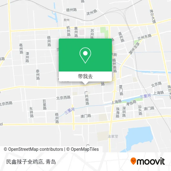 民鑫辣子全鸡店地图