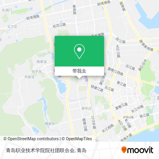 青岛职业技术学院院社团联合会地图