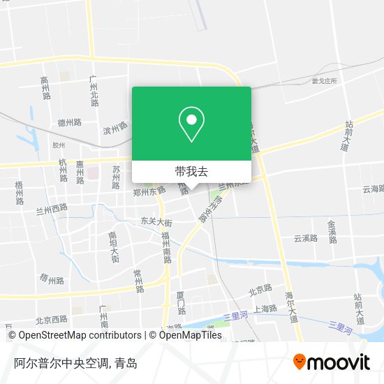 阿尔普尔中央空调地图