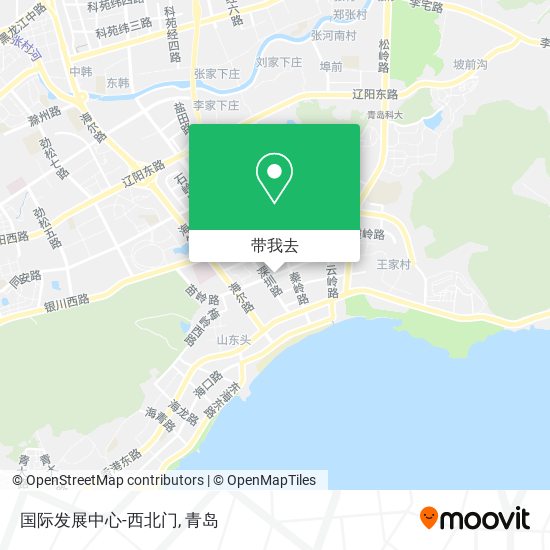 国际发展中心-西北门地图