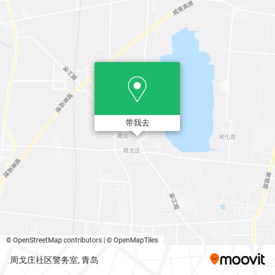 周戈庄社区警务室地图