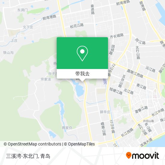 三溪湾-东北门地图